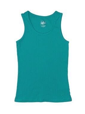 JUSTICE Girl's Green Tank Top Size 12